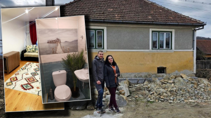 Cum arată viața unui cuplu care a renunțat la Capitală pentru o casă într-un sat din Transilvania: „Am trecut de la 20 de metri pătrați la o curte de 2.000 de metri pătrați”