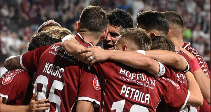 Remiză spectaculoasă în Giulești, între Rapid și CFR Cluj. Feroviarii și-au împărțit punctele