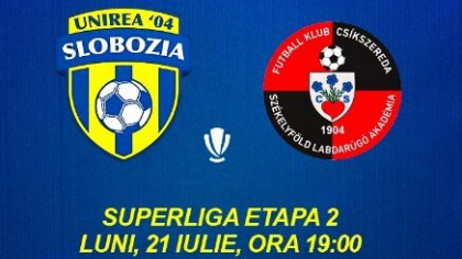Unirea Slobozia – FK Csikszereda, se înâlnesc în penultimul meci al etapei a doua din Superliga