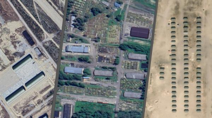 Rușii sapă tranșee la granița cu Finlanda. Imaginile din satelit arată o creștere a activității militare