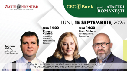 ZF lansează emisiunea „CEC Bank pentru afaceri româneşti”, o platformă pentru antreprenorii şi executivii care construiesc economia locală