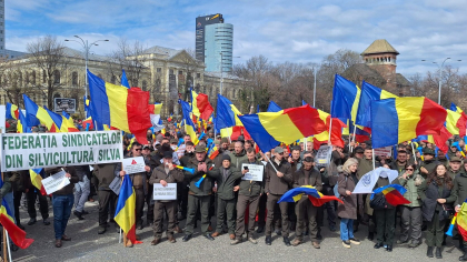 Silvicultorii ies în stradă. Guvernul se confruntă cu un nou protest: Sindicatele trag un semnal de alarmă