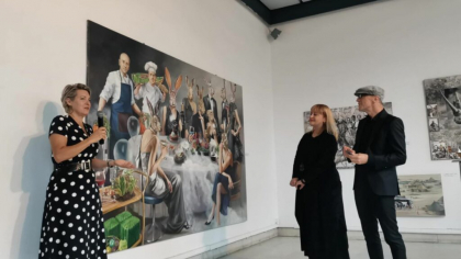 Expoziția de pictură „Data Mundi [error 500]” – o critică a societății digitale, la Timișoara