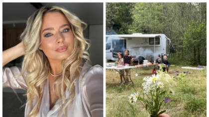 Laura Cosoi și familia ei au plecat în vacanță cu rulota. Experiența de care au avut parte. „Pe vremuri veneam aici cu părinții”