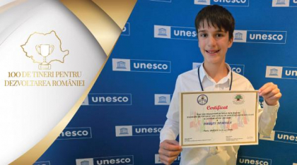 Dragoș Dobocan – singurul copil român cu expoziții la UNESCO Paris, Dubai și Praga, înscris în campania „100 de tineri pentru Dezvoltarea României” a Fundației Dan Voiculescu pentru Dezvoltarea României