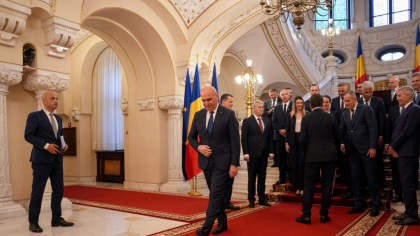 Miniștrii Guvernului prezintă joi, la Palatul Victoria, pachetul de măsuri pentru reducerea deficitului