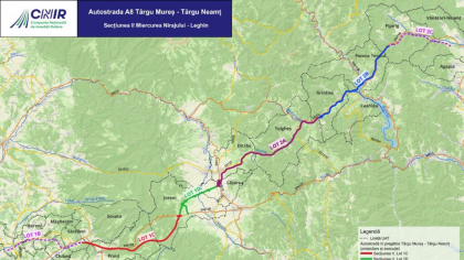 Autostrada Unirii prinde contur: 821 de milioane de lei pentru construcția unui lot de 14,4 km