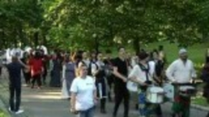 Paradă medievală la Craiova. Peste 100 de actori și voluntari au recreat atmosfera acelor vremuri