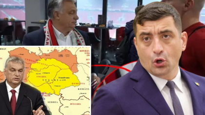 George Simion îl ia drept model politic pe Viktor Orban, premierul maghiar care vrea recuperarea Transilvaniei. În 2023, liderul AUR îl critica dur pe liderul extremist: „Să încerce la Putin, poate și în Rusia”