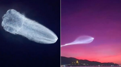 Apariție uluitoare pe cer: Filmări cu o „meduză spațială” sunt virale pe internet. Ce reprezintă, de fapt, norul hipnotizant