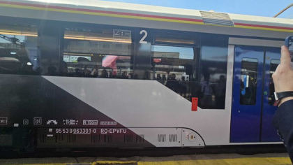 Leon, primul tren construit integral în România după 80 de ani, a fost oficial lansat astăzi de către Grampet Group