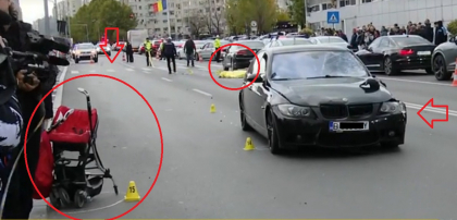 Reținut după ce a accidentat mortal o femeie și i-a rănit copilul