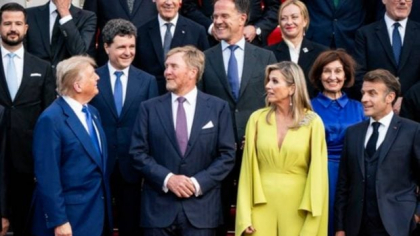 Donald Trump a ajuns la Summitul NATO de la Haga. Nicușor Dan a stat lângă președintele Statelor Unite la fotografia de grup
