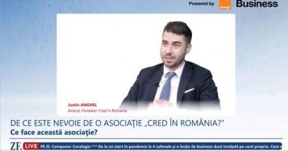 ZF Live. Cum încearcă o asociaţie pornită de tineri să păstreze generaţia de astăzi în România? „Am demarat proiectul România, întoarce-te acasă, pe zona de diaspora, prin care încercăm să oprim această hemoragie a tinerilor care pleacă din ţară şi să le oferim stagii de practică plătite în România“