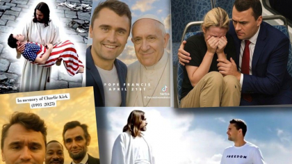Imaginile bizare care au inundat rețelele sociale după asasinarea lui Charlie Kirk