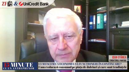 ZF 15 minute cu un antreprenor. Ioan Stânea, fondatorul producătorului de dulciuri Pan Food: Aveam în plan construcţia unei noi fabrici, dar am decis să amânăm investiţiile ca să vedem ce impact vor avea aceste măsuri fiscale asupra consumului