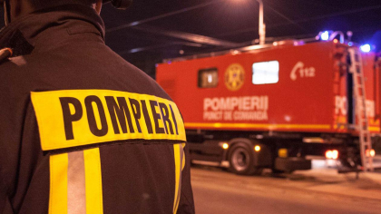 Incendiu puternic la o hală din Sectorul 3. A fost trimis un mesaj Ro-Alert