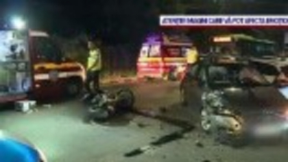 Motociclist accidentat în Voluntari. Un șofer nu i-ar fi dat prioritate. În ce stare se află