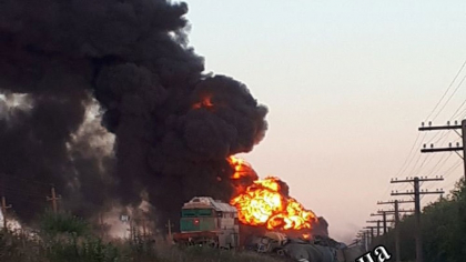 Un tren de „marfă militară” a deraiat în Leningrad, în urma unei explozii. Responsabili ar fi partizani pro-ucraineni