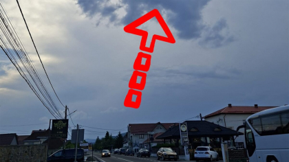 Apariție controversată pe cer, în Vatra Dornei. Ce a fotografiat un localnic