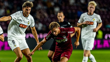 CFR Cluj iese cu capul sus din Europa. Mică revanșă a ardelenilor după dezastrul de la Hacken