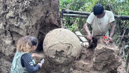 Urne funerare străvechi, descoperite pe insulele artificiale din Amazonul brazilian