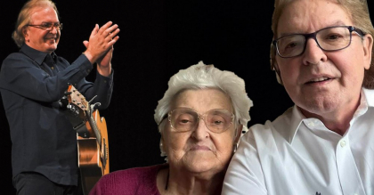 Ducu Bertzi ne-o prezintă pe măicuța lui de 89 de ani, iubită de toți artiștii: „Ea a fost norocul meu.” Cum l-a ajutat la debut și care este piesa ei preferată