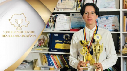 Stația care analizează atmosfera, creată de tânărul clujean Bogdan Bora. Elevul, înscris în campania  „100 de tineri pentru dezvoltarea României”