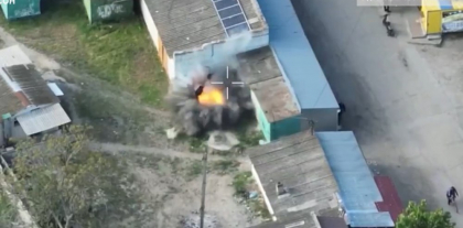 Atac „masiv” cu drone în oraşul ucrainean ocupat Oleşki. Cel puțin 7 morți și peste 20 de răniți