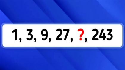 Test de inteligență | 1, 3, 9, 27, ?, 243: Înlocuiți semnul întrebării cu numărul corect