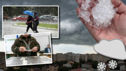 Prognoza meteo 18 mai 2025. Vijelii, grindină și ninsori, în ziua votului. Vreme de iarnă și la București