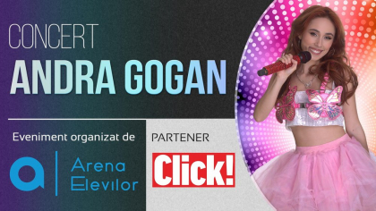 Andra Gogan pregătește un super spectacol pe 31 mai la Circul Metropolitan București! Peste 30 de invitați, cadouri, tombole și o experiență de neuitat pentru întreaga familie