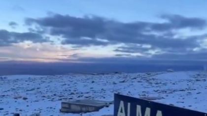 Zăpadă depusă în Chile pe cel mai arid deșert al planetei