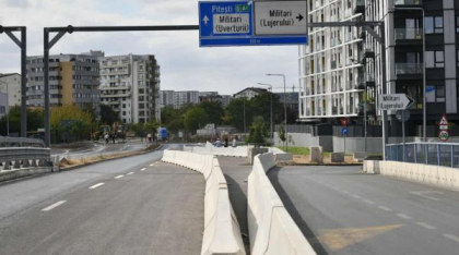 Pasajul Ciurel nu mai e „cel mai scump viraj la stânga din România”. Strada Amilcar Săndulescu, proaspăt modernizată, a salvat situația