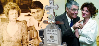 Cum arată mormântul lui George Motoi. Soția a murit de dorul lui. Cezara Dafinescu l-a adorat: „A fost Făt-Frumosul pe care îl așteaptă orice fată”