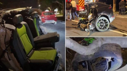 Lamborghini Urus de 300.000 de euro, rupt în două pe o fostă pistă de curse F1. Accident cu doi morți, în Maroc
