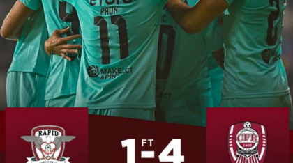 Superliga: CFR Cluj a bătut Rapid fără drept de apel