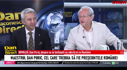 Dan Puric, despre pericolul major în care se află România: „Nu prea mai avem cui să lăsăm…” Dezvăluiri la Dan Diaconescu DIRECT