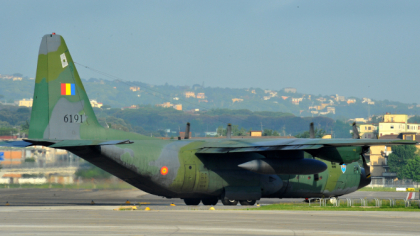 Au bătut palma pentru aeronavele C-130 Hercules operate de români