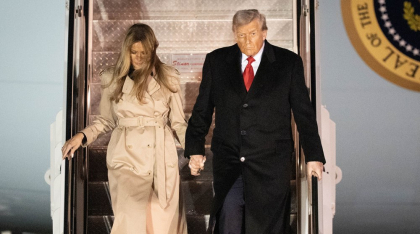 Donald Trump și Melania, forțați să schimbe elicopterul în Marea Britanie din cauza unei „probleme tehnice minore”