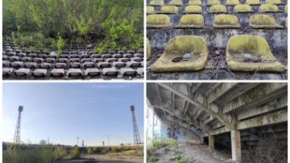 Paragina în care a ajuns un mare stadion al României. Echipa locală de fotbal se luptă pentru promovarea în Liga 1 FOTO