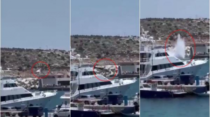 VIDEO. Un elicopter s-a prăbușit în mare, în Grecia. Pasagerii, turiști americani, au reușit să sară în ultimul moment