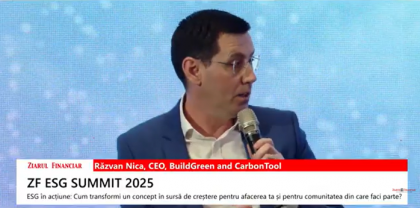 Răzvan Nica, CEO BuildGreen and CarbonTool: Sunt clădiri în Bucureşti aflate pe primele 2-3 locuri la nivel mondial ca nivel de sustenabilitate