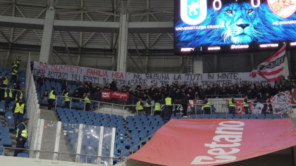 Două persoane au fost interzise pe stadion pentru o perioadă de un an. Jandarmenia a tăiat în carne vie după meciul Craiova - Dinamo