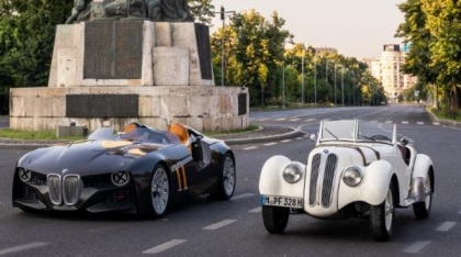Istoria prinde viață: BMW 328 s-a întors la Statuia Aviatorilor