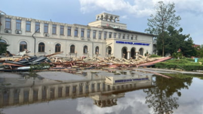 Furtuna a distrus acoperișul Academiei de Poliție. Sindicatul Europol acuză un "dezastru administrativ și moral care a domnit ani la rând"