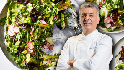 Salată de vară după rețeta lui chef Joseph Hadad. Este foarte răcoritoare, numai bună pentru zilele cu soare
