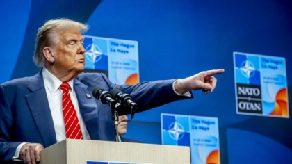 Patru cuvinte folosite de Nicușor Dan după ce a vorbit cu Donald Trump la Summitul NATO de la Haga