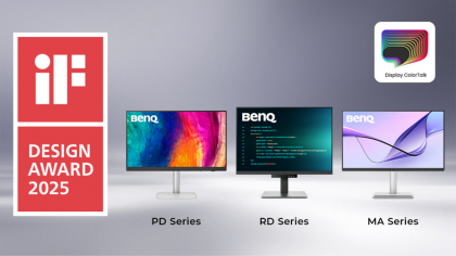 BenQ este recunoscută pentru excelența în design la iF DESIGN AWARD 2025
