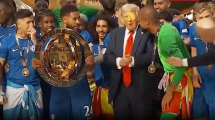 Gafă comisă de Donald Trump. Președintele SUA le-a stricat momentul festiv învingătorilor de la Chelsea